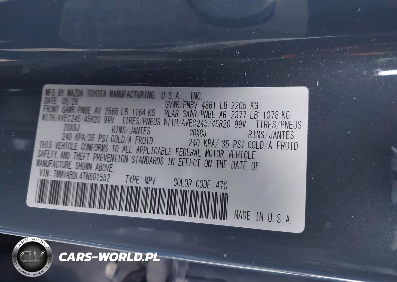 2026 Mazda Cx-50 2.5 S Premium VIN:7MMVABDL4TN601552 - 9