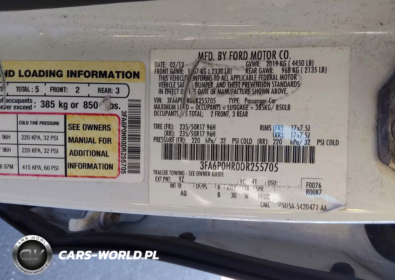 2013 Ford Fusion Se VIN:3FA6P0HR0DR255705 - 9