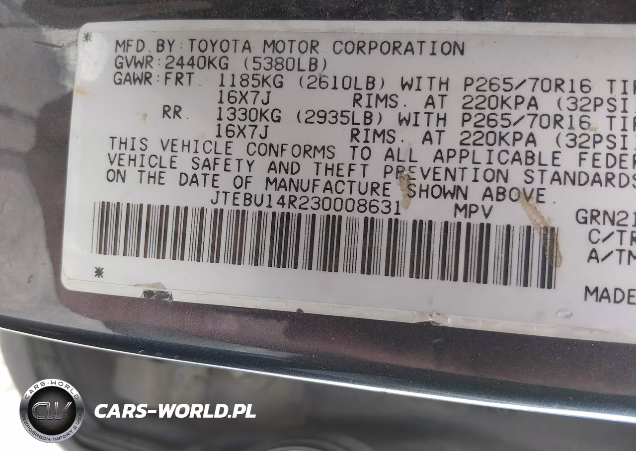2003 Toyota 4Runner Sr5 V6 VIN:JTEBU14R230008631 - 9