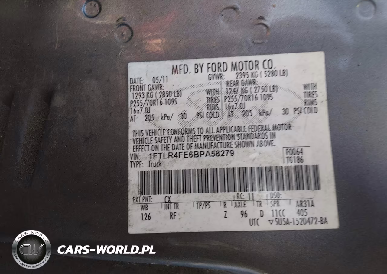 2011 Ford Ranger Xlt VIN:1FTLR4FE6BPA58279 - 9