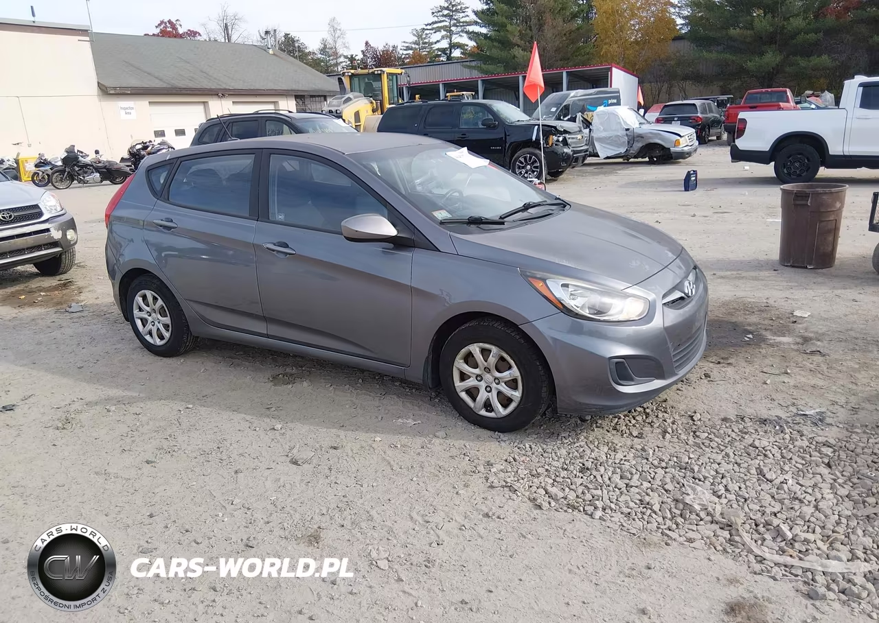 2014 Hyundai Accent Gs VIN:KMHCT5AE6EU153571 - 1