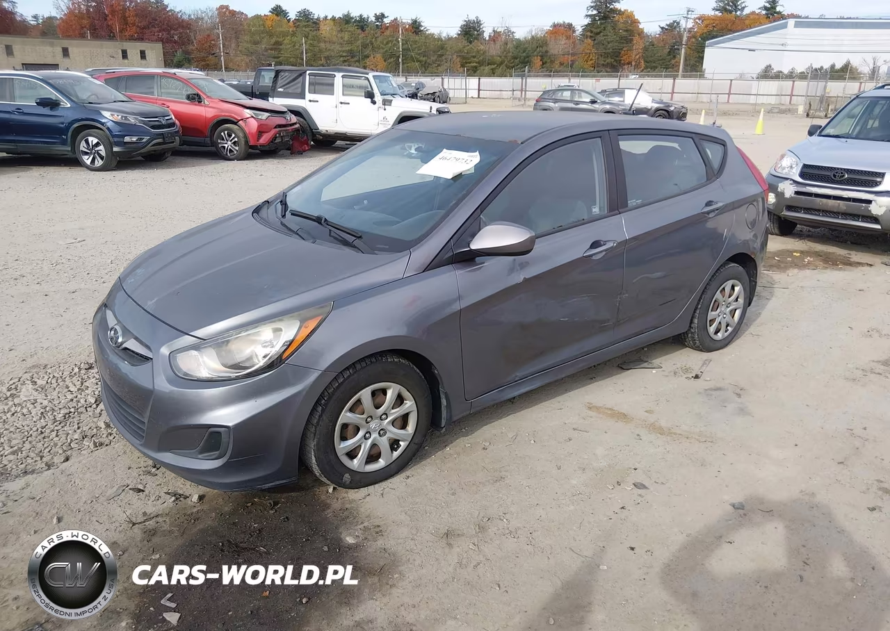 2014 Hyundai Accent Gs VIN:KMHCT5AE6EU153571 - 2