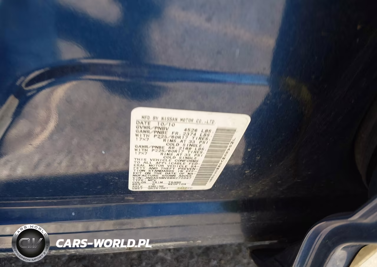 2011 Nissan Rogue Sv VIN:JN8AS5MV8BW272897 - 9