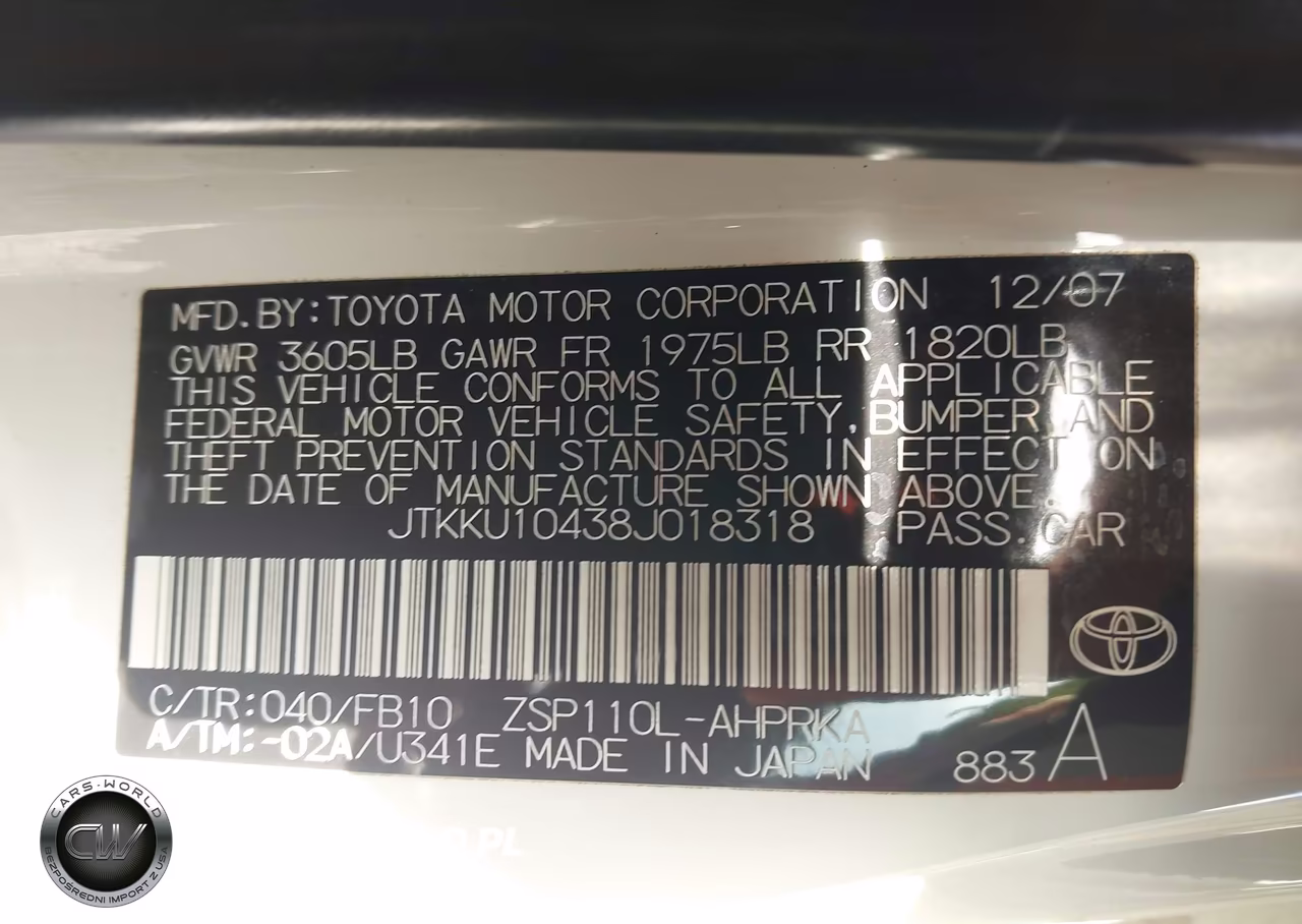 2008 Scion Xd VIN:JTKKU10438J018318 - 9