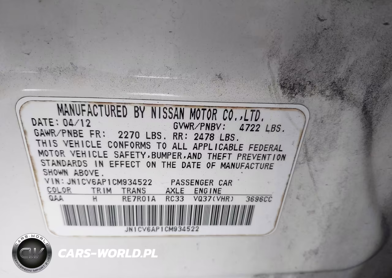 2012 Infiniti G37 Journey VIN:JN1CV6AP1CM934522 - 9