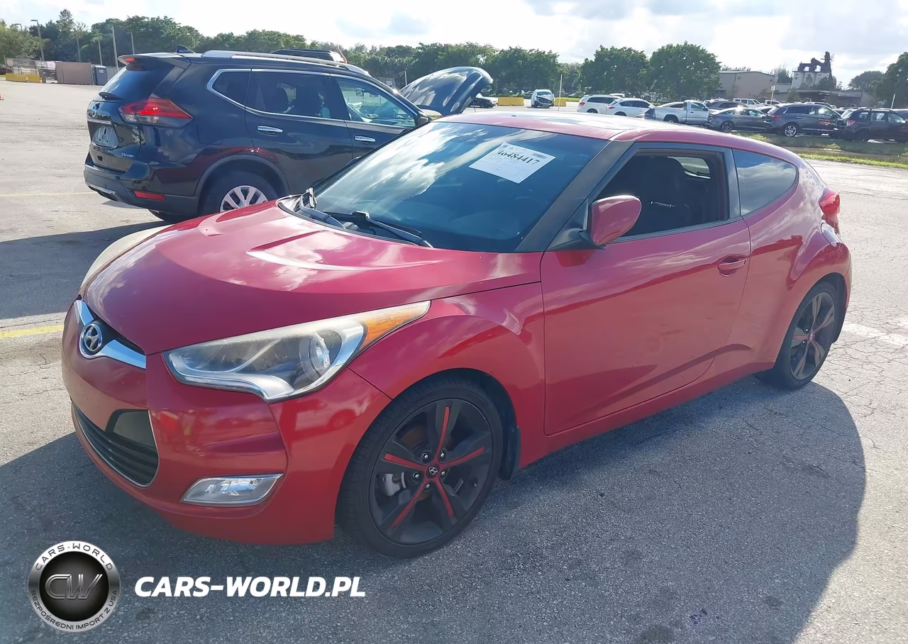 2016 Hyundai Veloster VIN:KMHTC6AD8GU281410 - 2