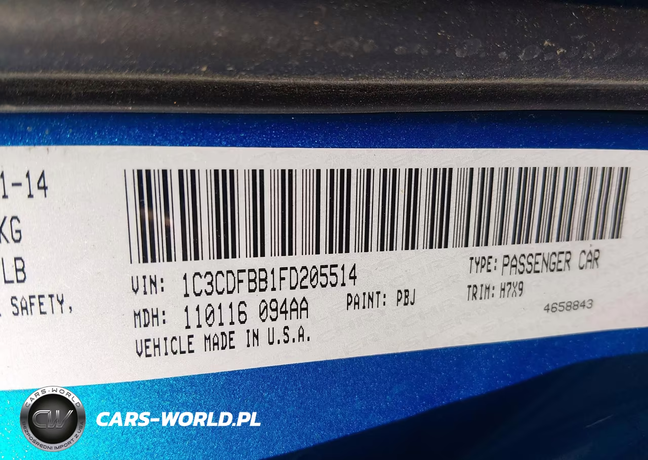 2015 Dodge Dart Sxt VIN:1C3CDFBB1FD205514 - 9