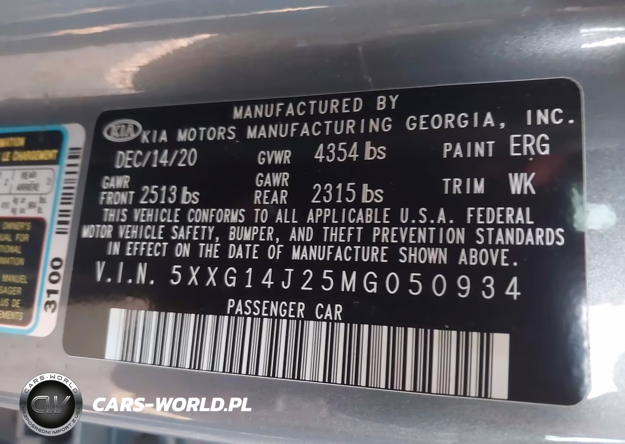 2021 Kia K5 Lxs VIN:5XXG14J25MG050934 - 9