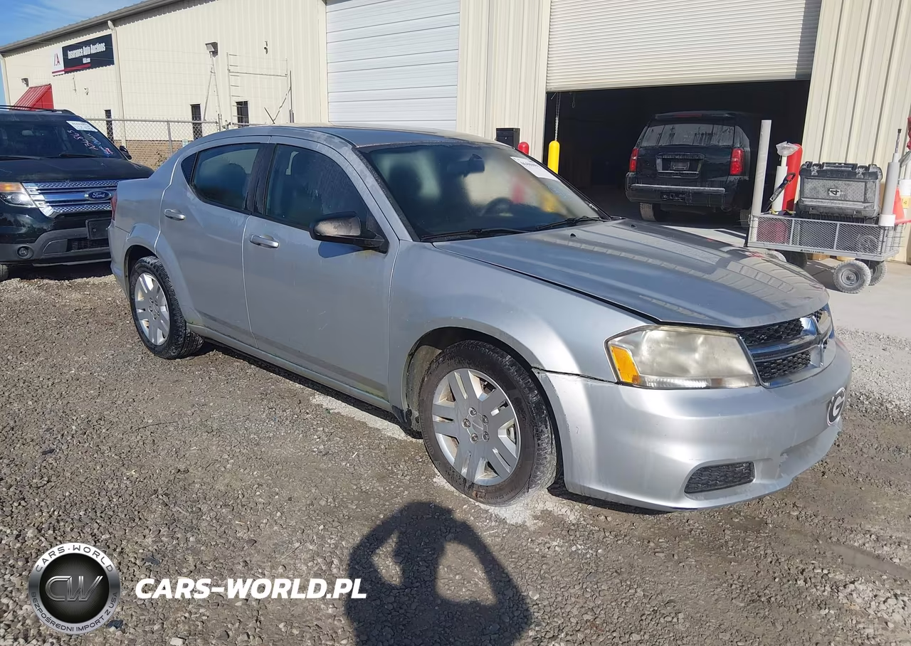 2012 Dodge Avenger Se VIN:1C3CDZAB9CN330494 - 1