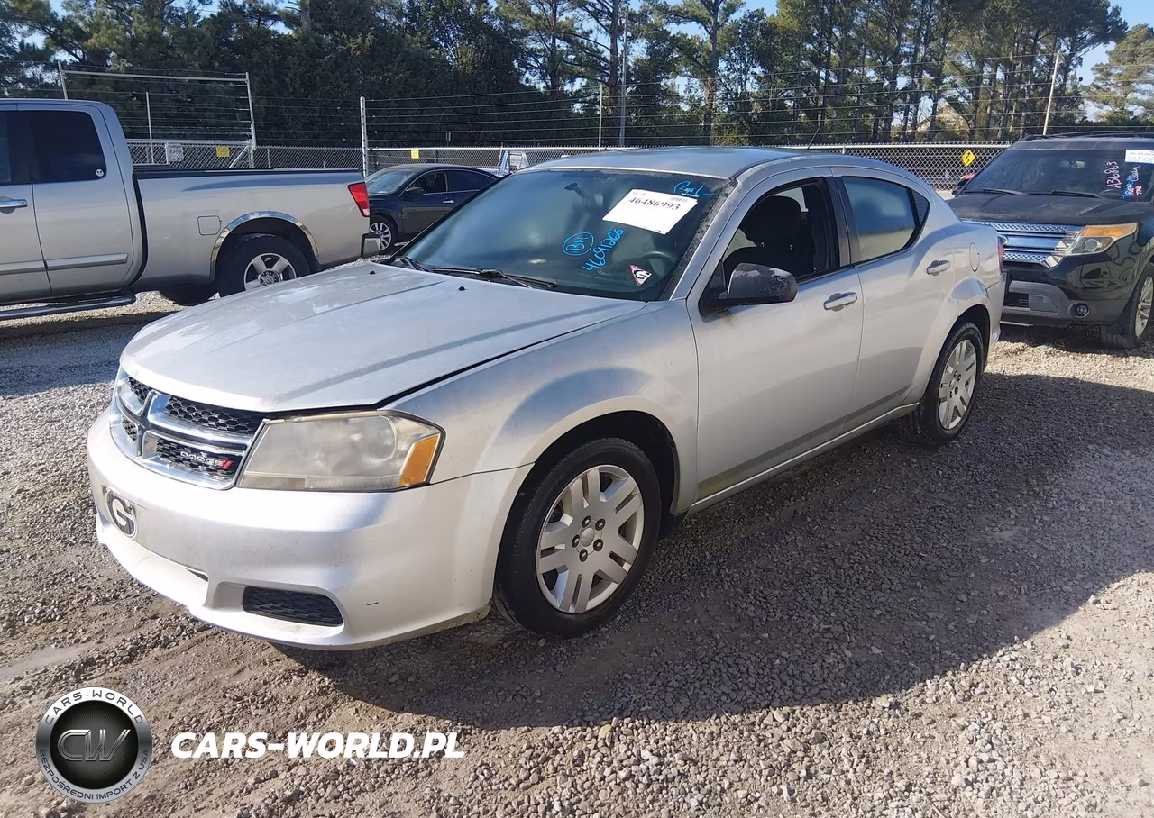 2012 Dodge Avenger Se VIN:1C3CDZAB9CN330494 - 2