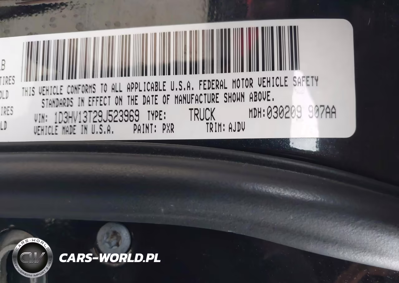 2009 Dodge Ram 1500 Slt-Sport-Trx VIN:1D3HV13T29J523969 - 9