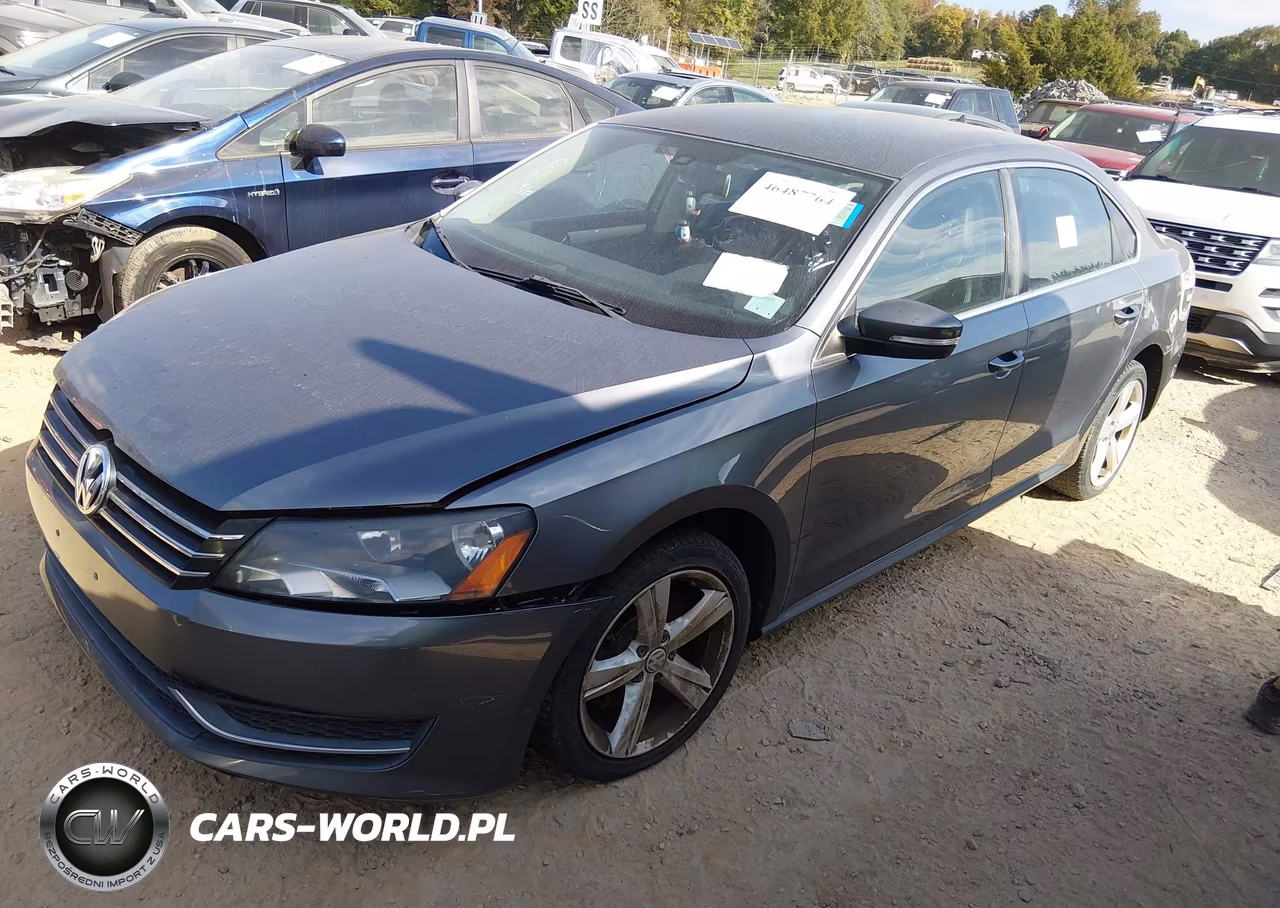 2013 Volkswagen Passat 2.5L Se VIN:1VWBP7A36DC136401 - 2