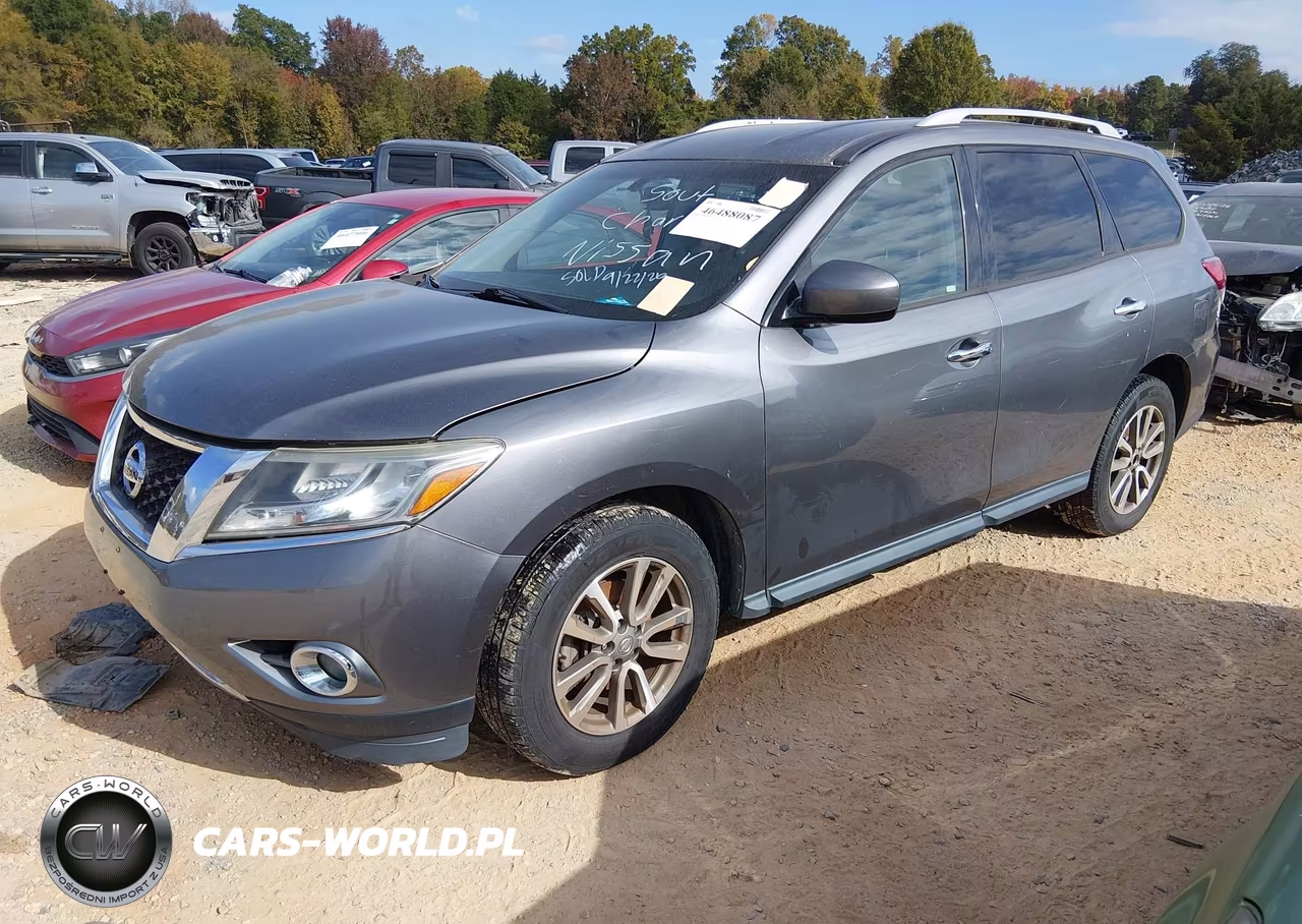 2015 Nissan Pathfinder Platinum-S-Sl-Sv VIN:5N1AR2MN0FC677953 - 2