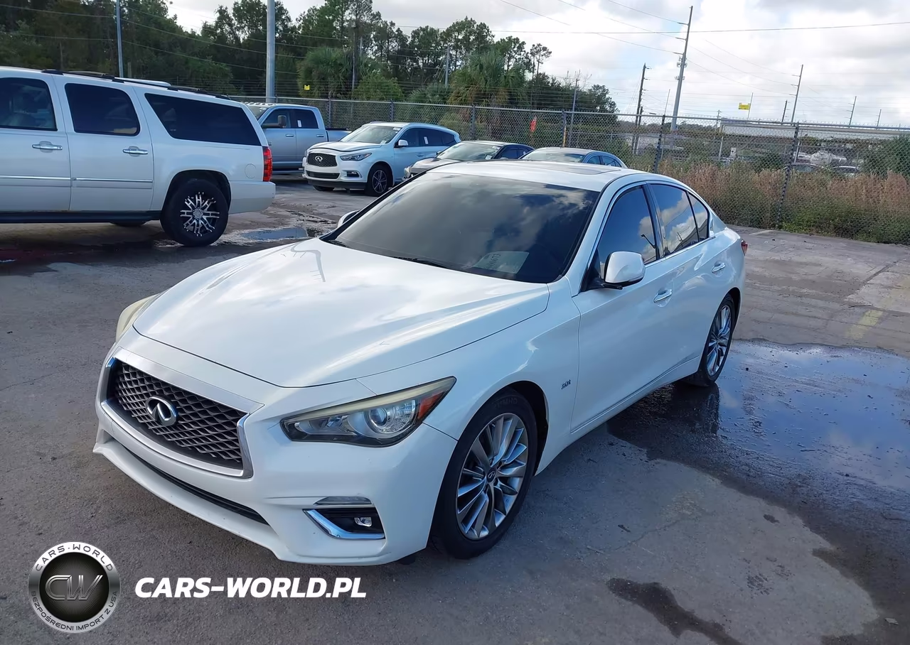 2018 Infiniti Q50 3.0T Luxe VIN:JN1EV7AP8JM350520 - 2