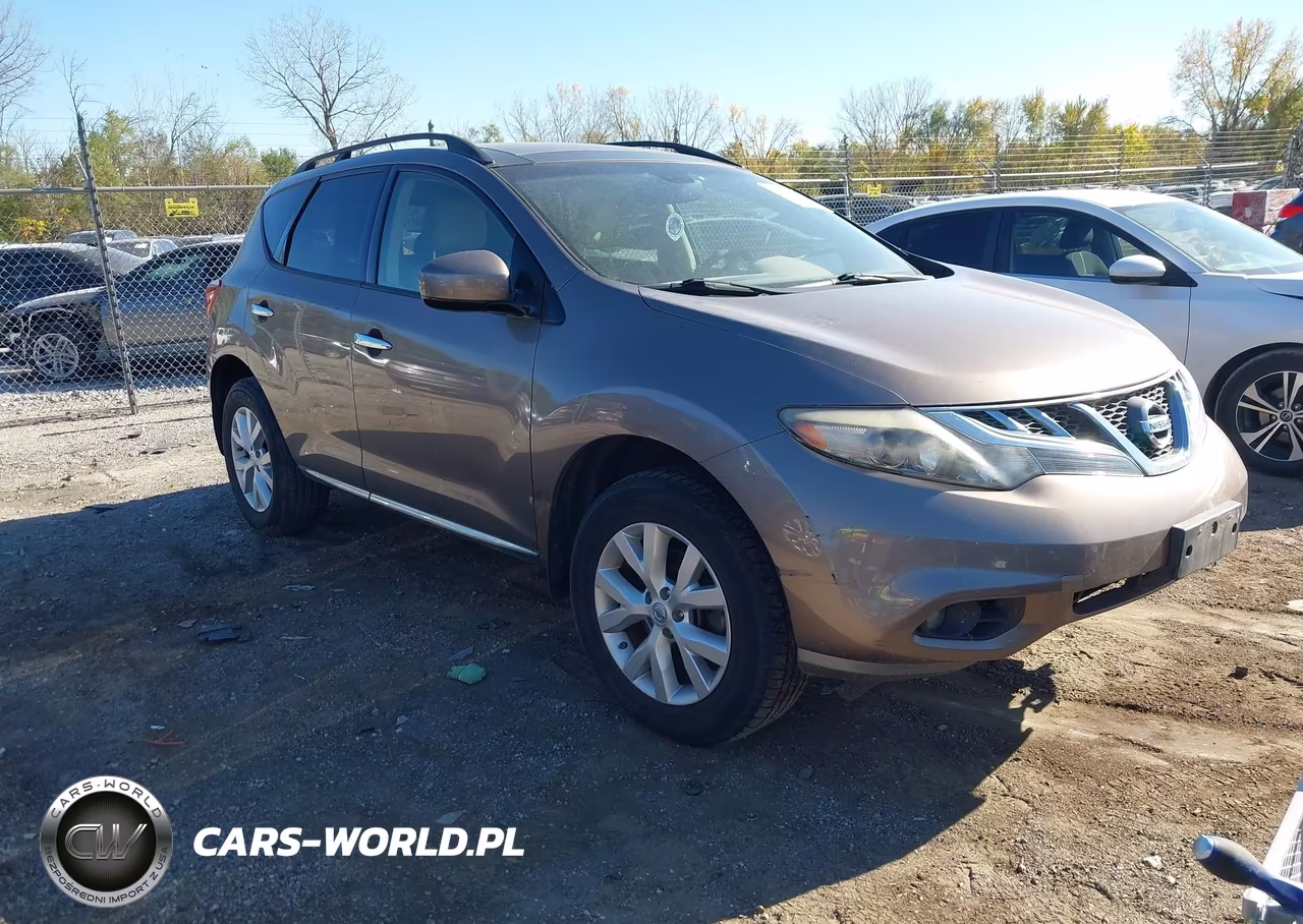 2014 Nissan Murano Sl VIN:JN8AZ1MW0EW505298 - 1