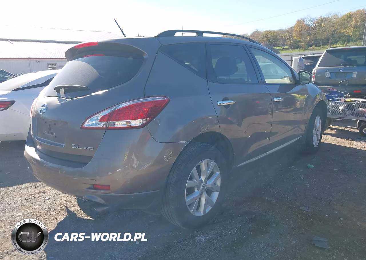 2014 Nissan Murano Sl VIN:JN8AZ1MW0EW505298 - 4